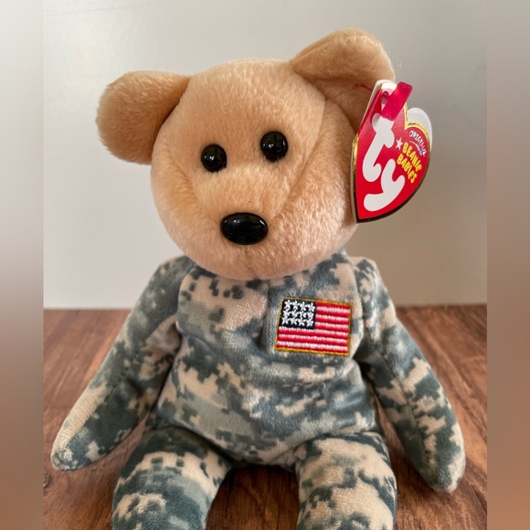 3 FOR $25: Authentic TY Beanie Babies Salute the Bear, 2006. NWT - Picture 2 of 3
